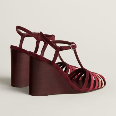 Red - Hermès women's leather sandals and slides | Hermès USA